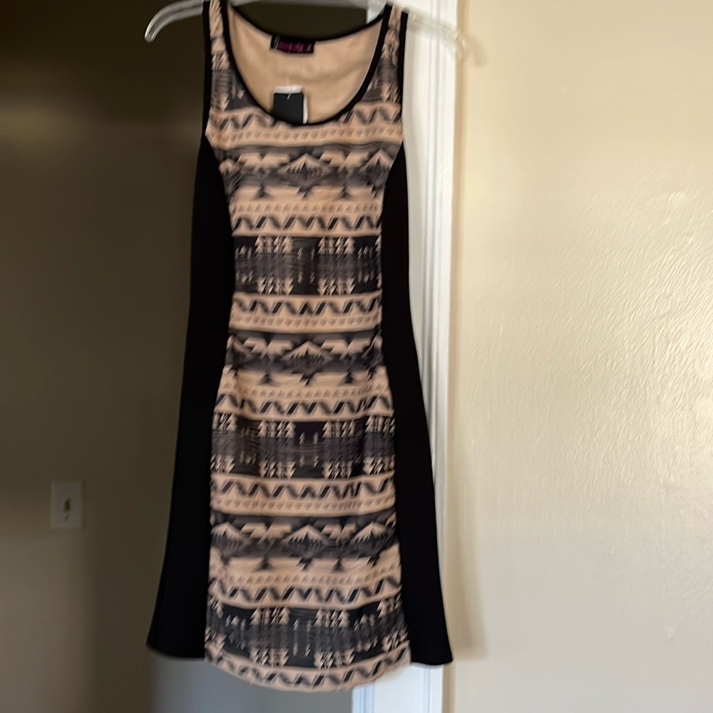 Annabelle Aztec Mini Dress